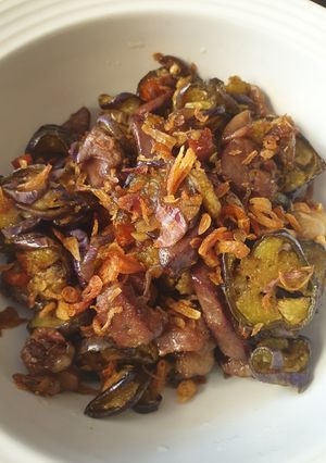 Foto resep Orek terong ati ampela