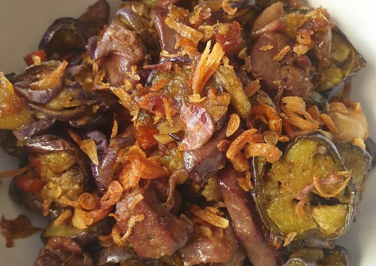 Orek terong ati ampela