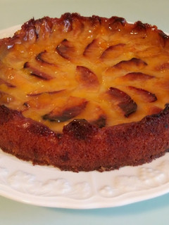 Una foto de Tarta de manzana con base de galleta