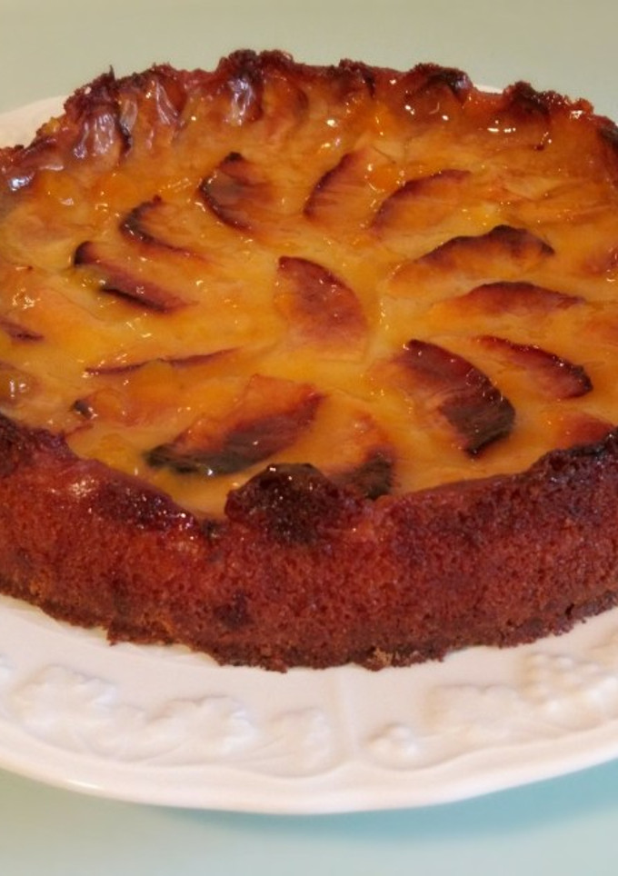 Una foto de Tarta de manzana con base de galleta