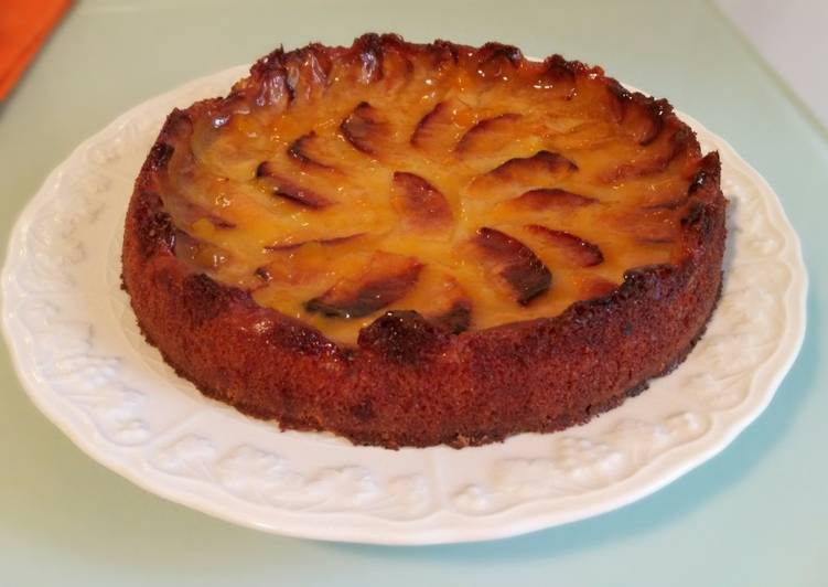 Tarta de manzana con base de galleta