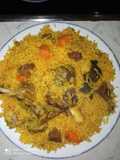 بسمتي بلحم الغنم والبقر مع الخضروات لذيذ 😋