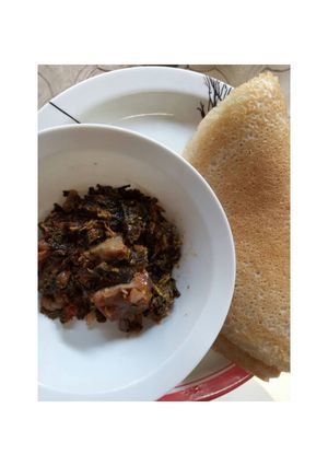 A picture of Rice Pancake (Sinasir).