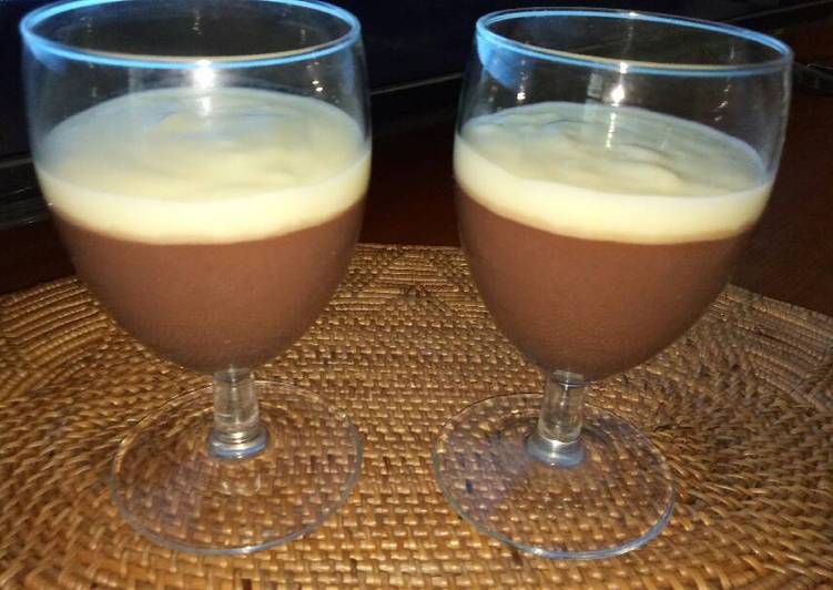 Puding coklat fla Vanila