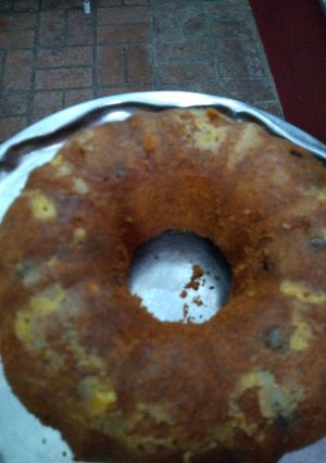 Una foto de Budín de naranja húmedo