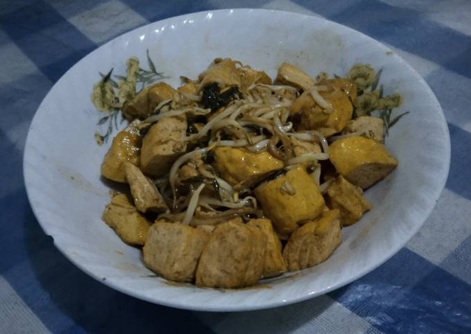 Tumis Toge Tahu Kuning