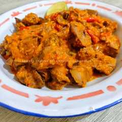 A picture of Sambel Goreng Ati Ampela.