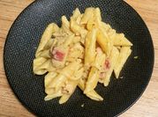 Gambar penne alfredo