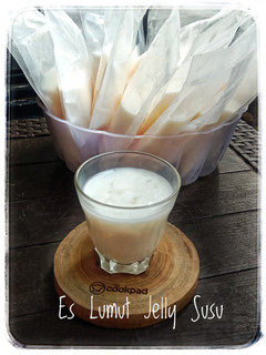 Foto resep Es Lumut Jelly Susu