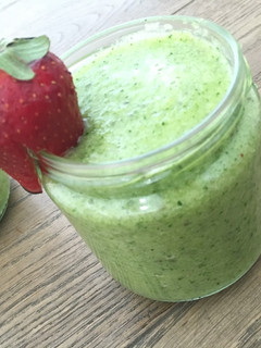 Una foto de Batido detox con espinacas