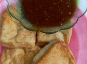 Gambar tahu goreng sambal petis