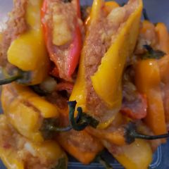 A picture of Stuffed peppers.