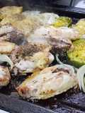 Pollo al horno con papas y zapallitos