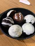Cupcakes de chocolate Tipo Pingüinitos