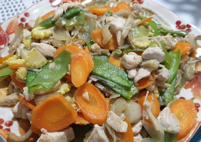 Cara Membuat Resep Tumis sayur ala jepang