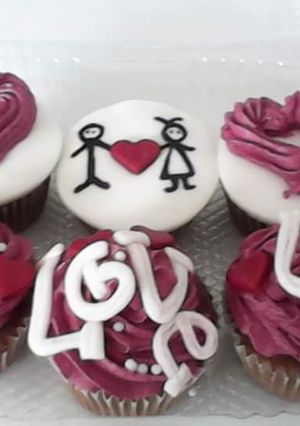 Una foto de Cupcake del amor