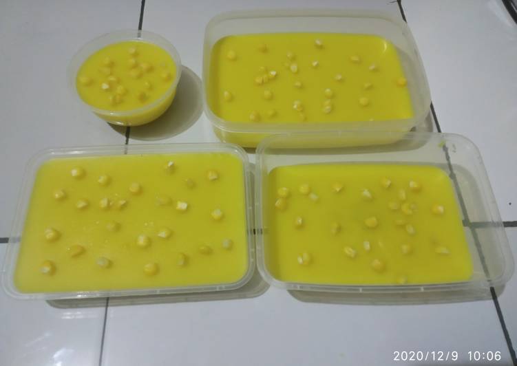 Resep Puding Jagung, Enak Banget