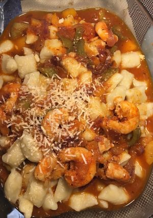 Foto principal de Gnocchi con gambas