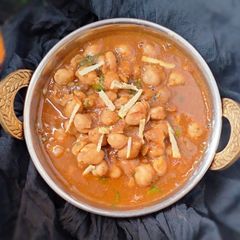 A picture of Chole Chana Masala.