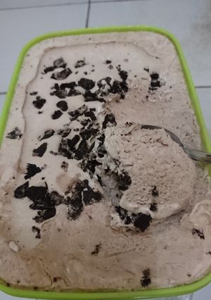 Foto resep Es cream oreo homemade
