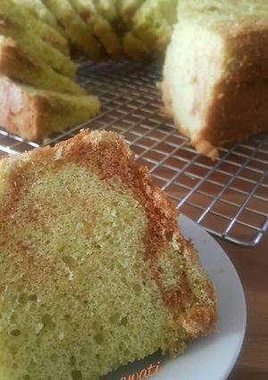 Foto resep Bolu pandan lembut enaak mirip chiffon