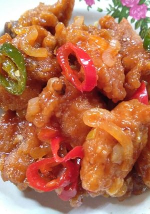 Foto resep Ayam goreng saos mentega