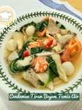 👩‍🍳Cendawan Tiram & Bayam Tumis Air