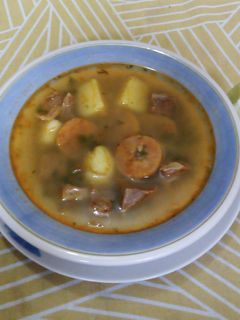 Una foto de Sopa de Chifles