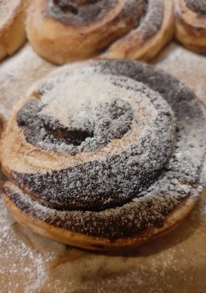Pet leveles kakaós csiga recept fotója