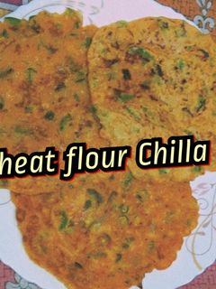 A picture of Wheat Flour Chilla.