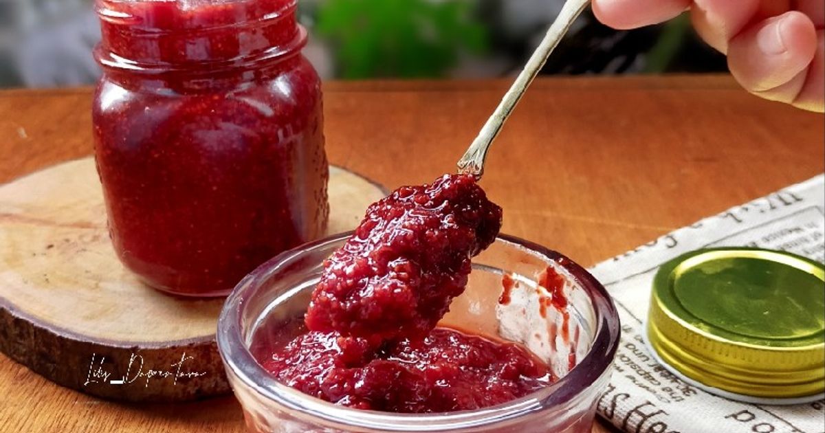 Selai Rambutan Resep Selai Raspberry oleh Lilis_DapoerTara - Cookpad