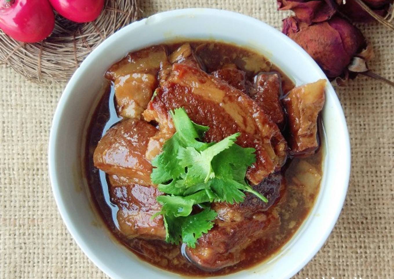 Braised Pork Belly in Soy Sauce