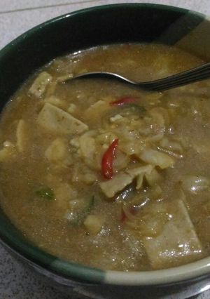 Foto resep Sosis Ikan Kuah Santan Sederhana
