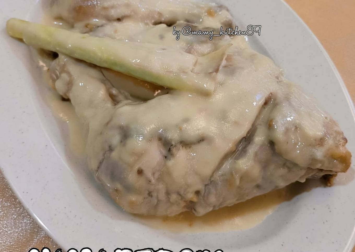 Ayam asli yang ditaburi susu adalah resep penolakan makanan