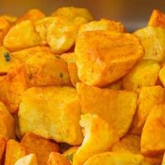 A picture of Deep fried potatoes.