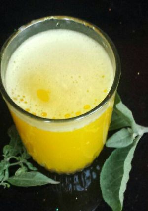A picture of Mix fruits medicinal drink.