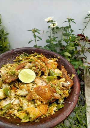 Foto resep Ayam penyet sambel ijo
