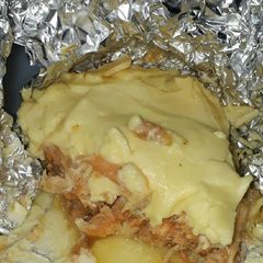 A picture of Melted Salmon with Slowcooker.