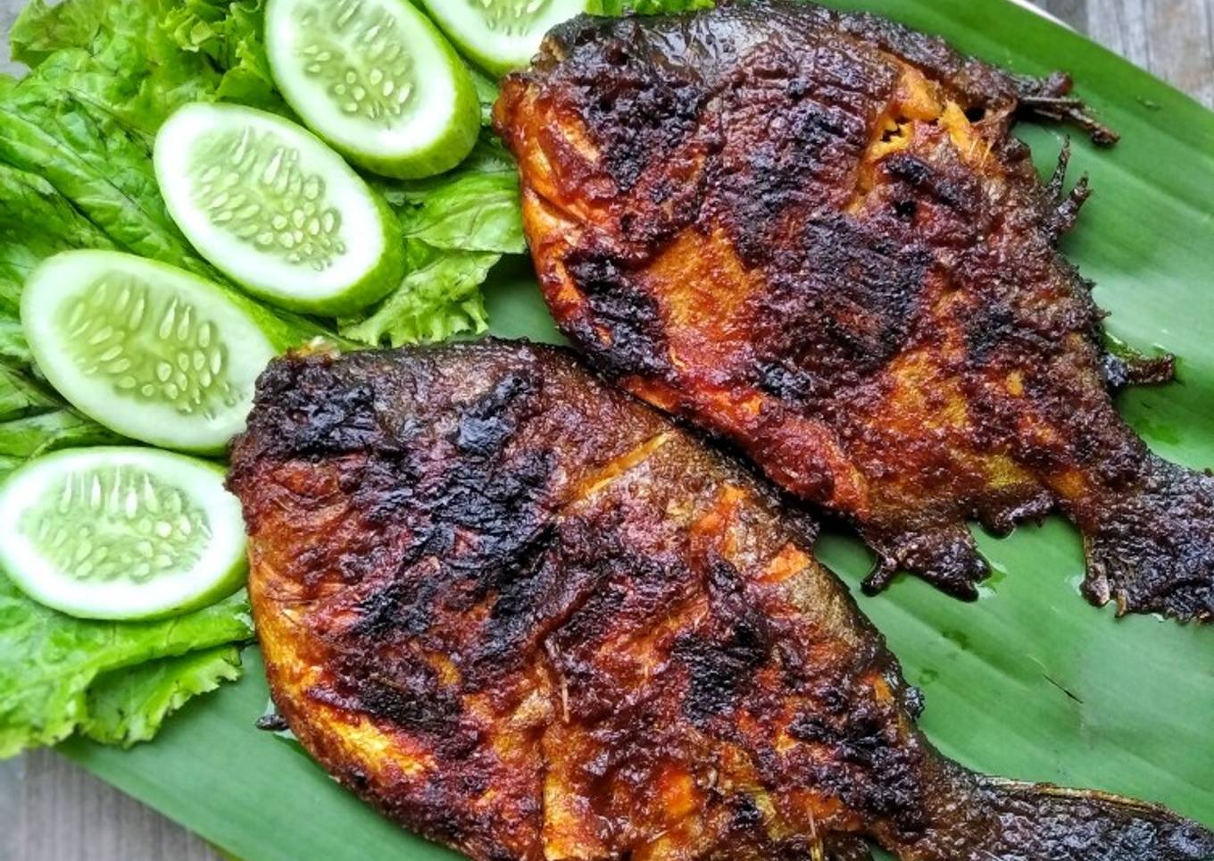 Ikan Bawal Bakar Teflon