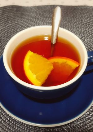 Une photo de Thé a l'orange 🍵🍊
