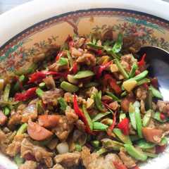 รูปของ Telur Sosis Petai Kecap