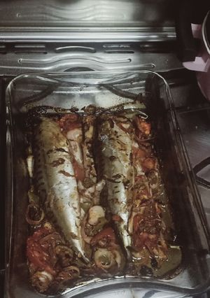 صورة لوصفة صينيه سمك ماكريل في الفرن 😍