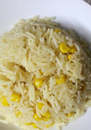 صورة لوصفة رز بالذره 😊