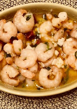 Una foto de Camarones al Pil Pil!!