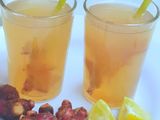 Minuman Rimpang penghangat badan (Jahe,sereh, madu, jeruk nipis)