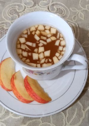 A picture of Apple tea 🍎🍏🍎.