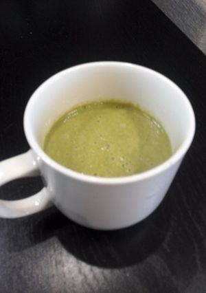A picture of Vergitable and fruits smoothy.