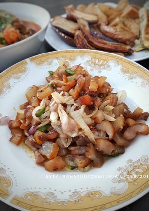 Foto resep Oseng oseng kikil pedas