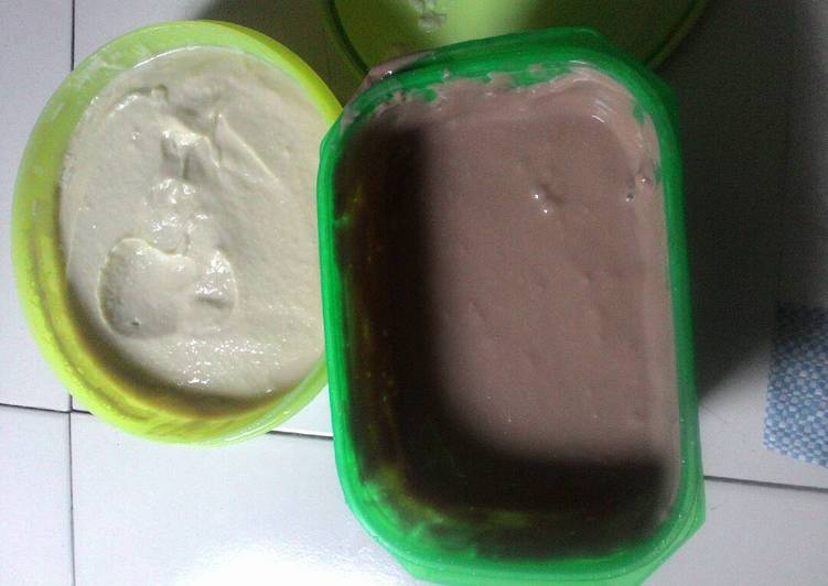 Resep Ice Cream Creamy tanpa Mixer Sederhana Untuk Jualan