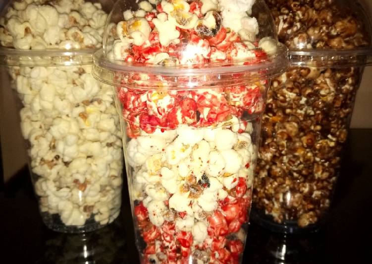 Candied popcorn